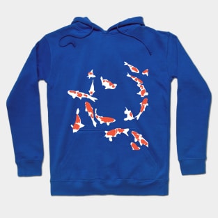 Japanese Koi Fish Pond - Veridian Hoodie